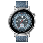 【新品上市】荣耀手表Fit 雅致版 32MB+4GB 丹宁蓝 牛仔布纹皮表带