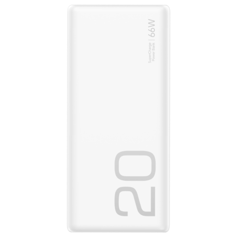 荣耀亲选 66W超级快充移动电源 20000mAh