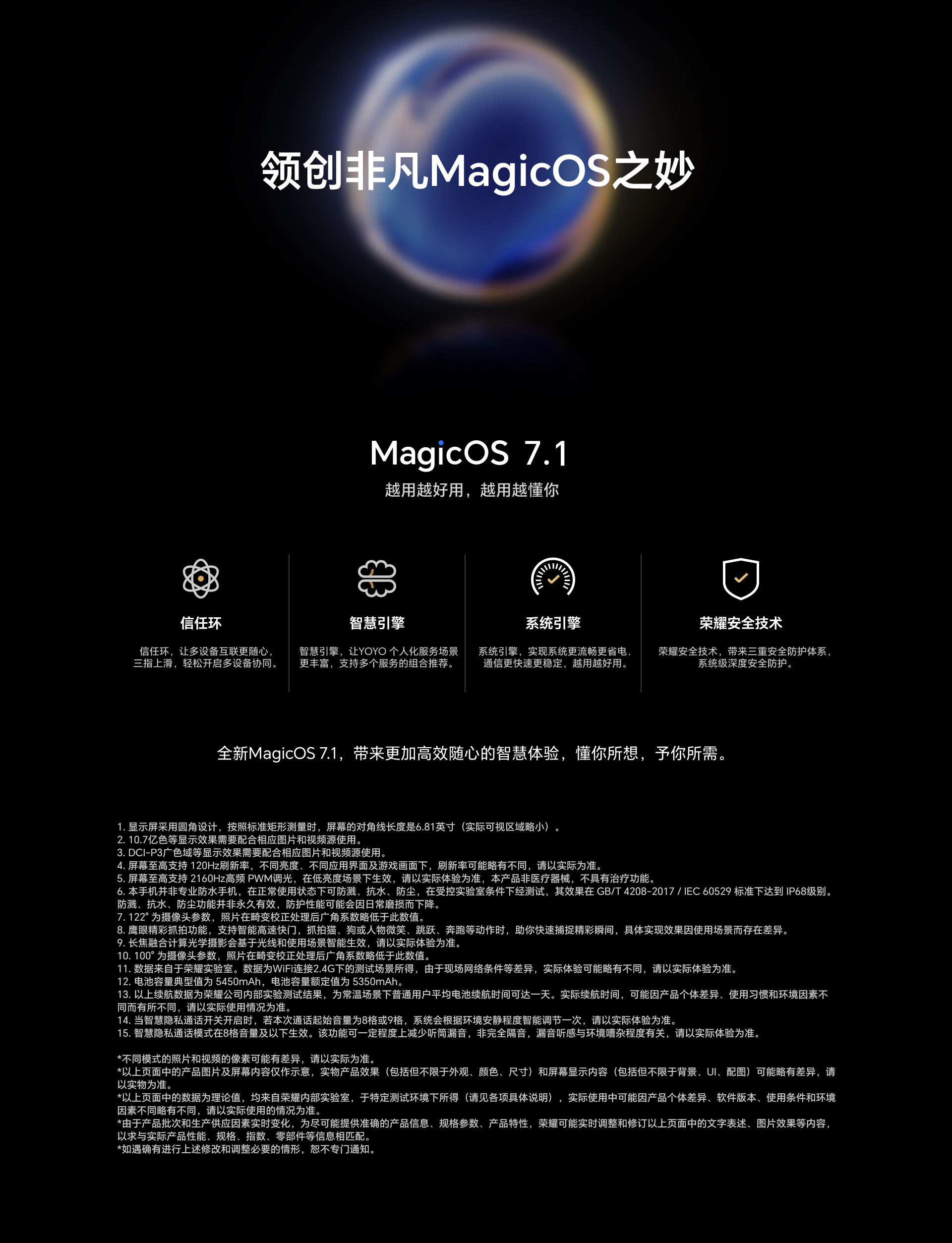 荣耀Magic5 Pro真机图片